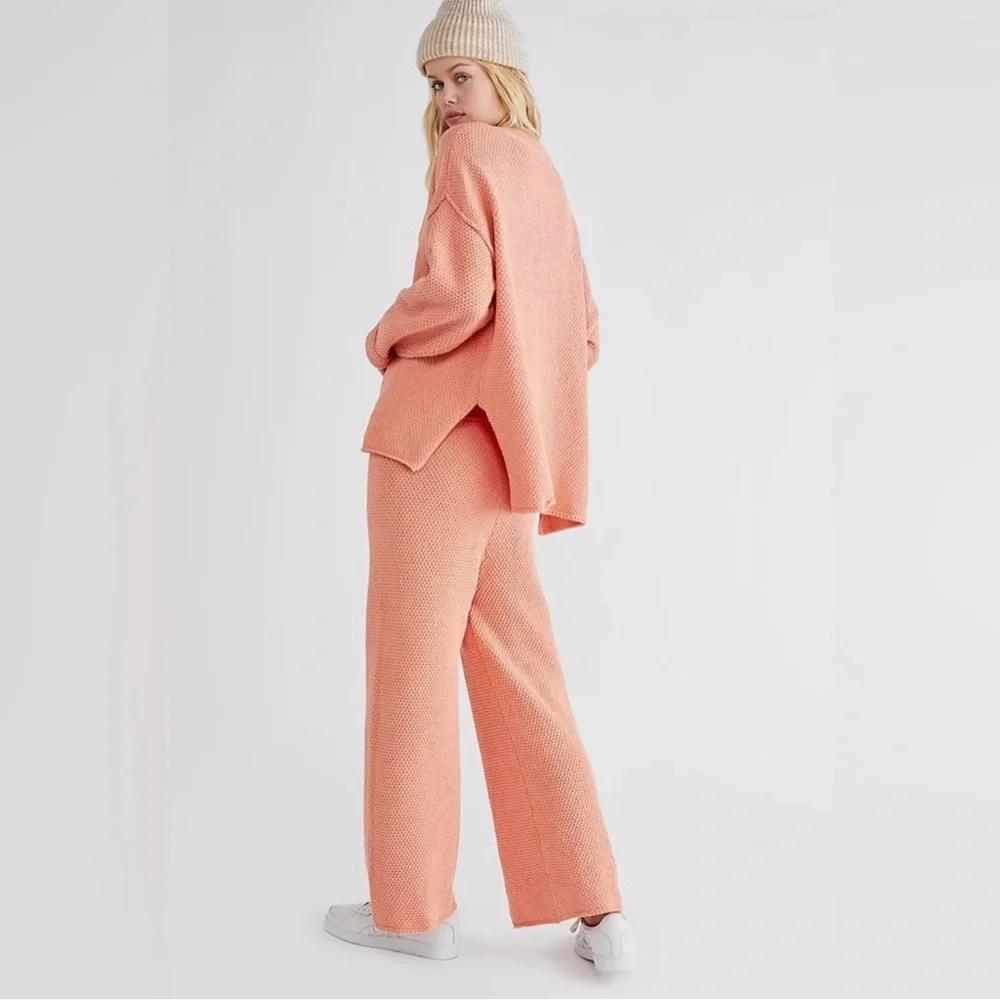 ‼️SOLD‼️ Free People Hailee Sweater Set - Canyon - Picture 2 of 11